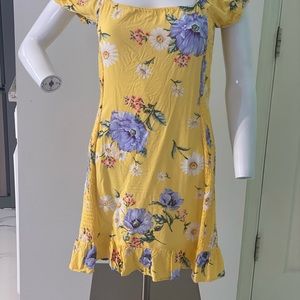 Yellow summer dress